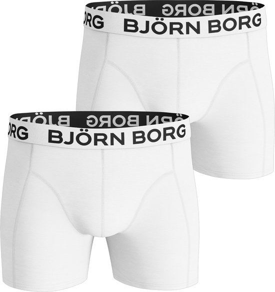 Bjorn borg - boxershort - heren - 2p SHORTS NOOS SOLIDS - maat S | bol.com