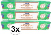 3x Nag Champa wierook Ayurveda 15 gram