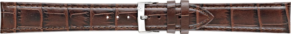Morellato Horlogebandje - Morellato horlogeband Y2269 Bolle XL - leer - Bruin - bandbreedte 22.00 mm