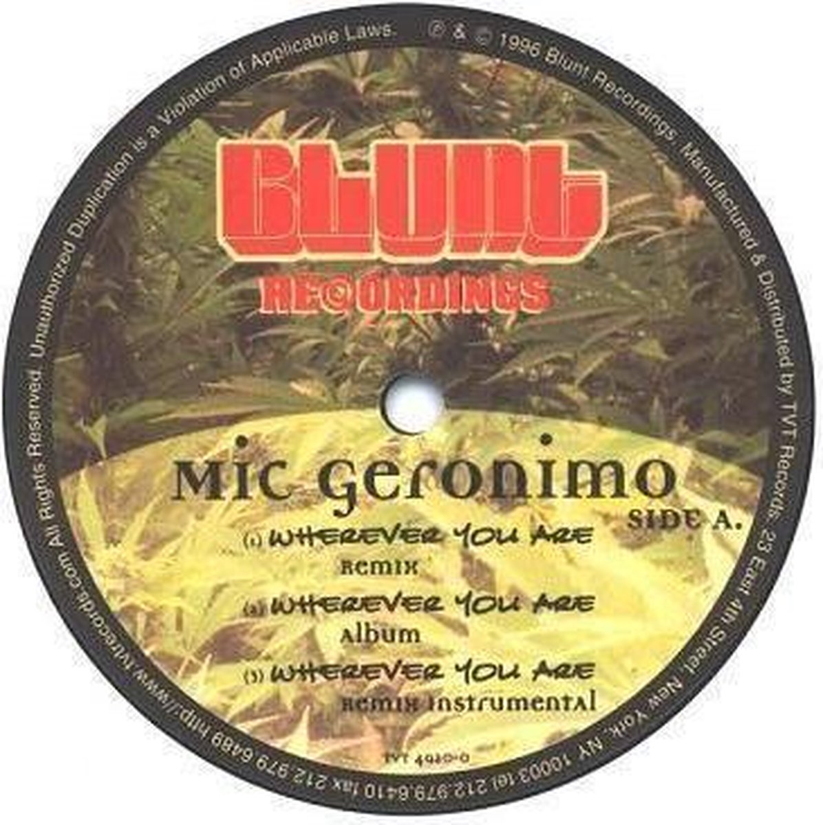 Wherever You Are, Mic Geronimo Muziek