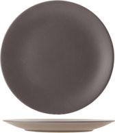 osy & Trendy Serena Dark Grey Bord Plat - Rond - Ø 25 cm - Set-12