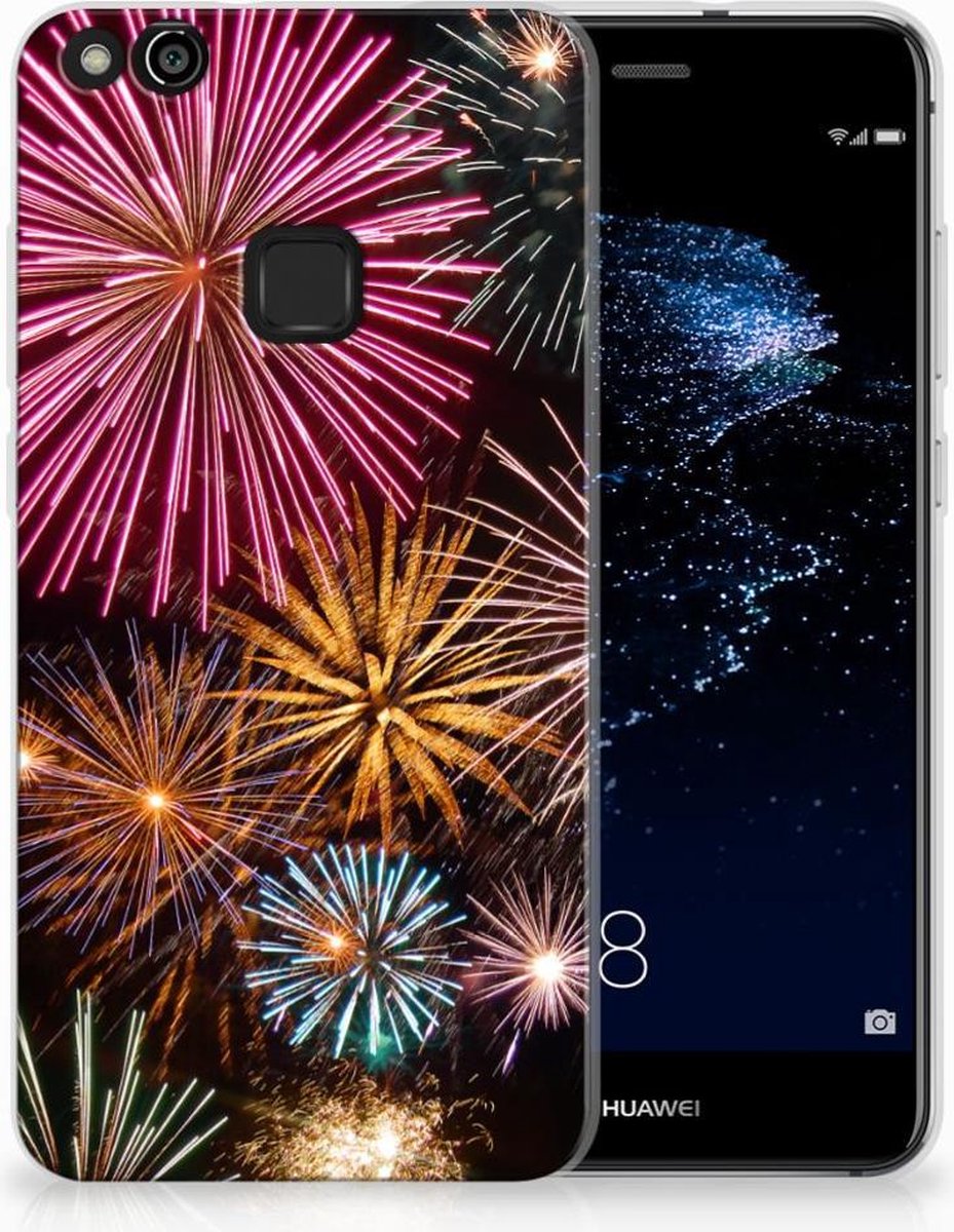 Huawei P10 Lite Silicone Back Cover Vuurwerk