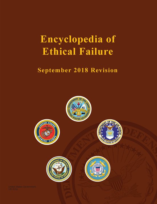 Encyclopedia of Ethical Failure September 2018 Revision - cover