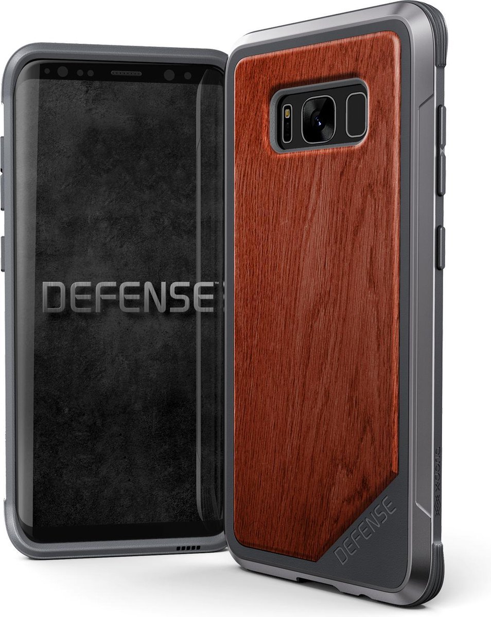 X-Doria Defense Lux cover - Rosewood - voor Samsung Galaxy S8 Plus