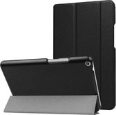 Tri-Fold Book Case - Geschikt voor Huawei MediaPad T3 8 Hoesje - Zwart