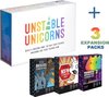 Afbeelding van het spelletje Unstable Unicorns - Basic Pack + Dragons Expansion Pack + Rainbow Apocalypse Expansion Pack + Unicorns NSFW Expansion Pack