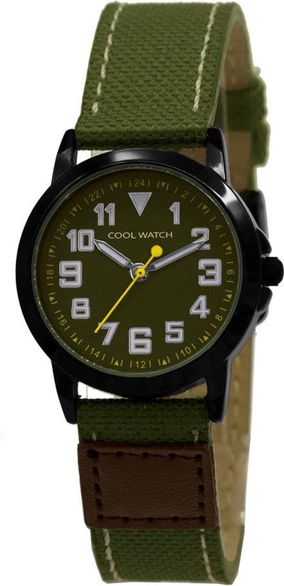 Prisma Horloge CW.246 Jongens Canvas Jort Green