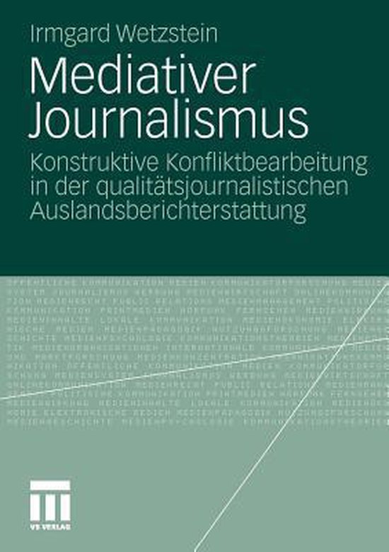 Mediativer Journalismus - cover
