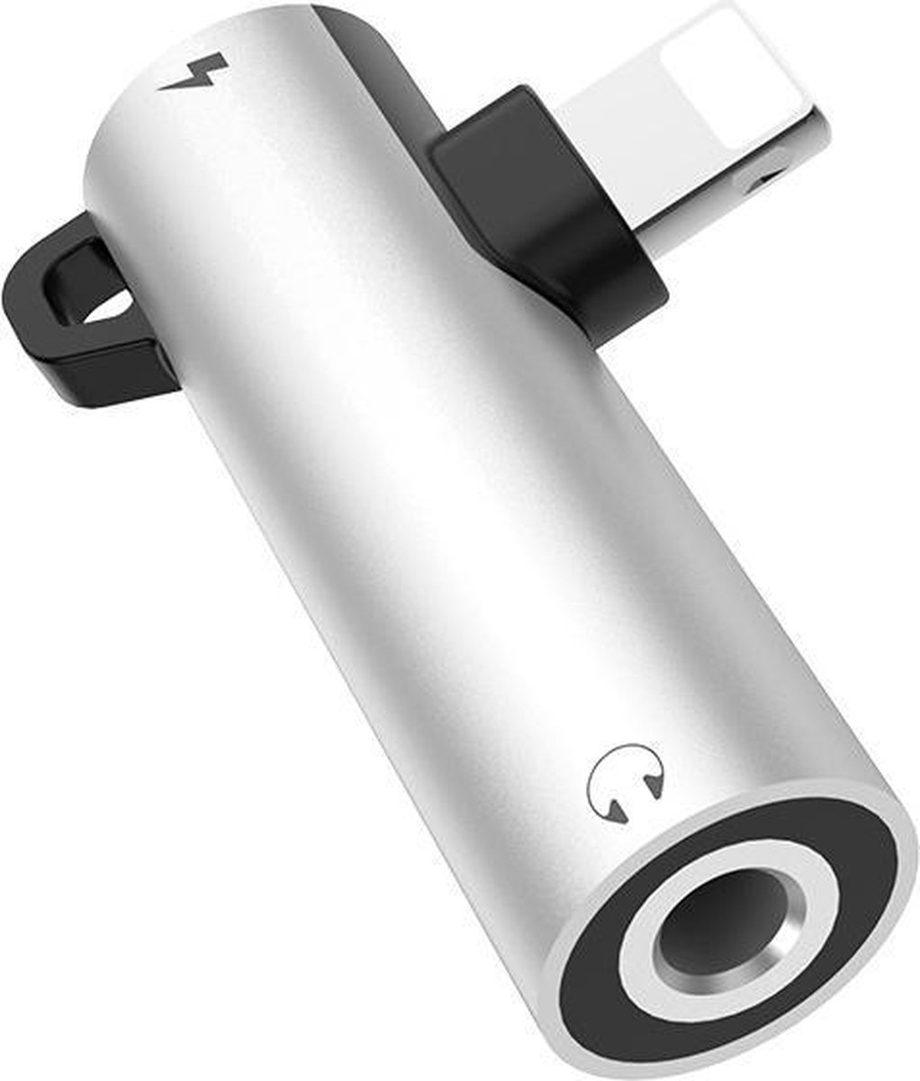 Premium iPhone Audio Adapter AudioJack + Lightning Omvormer Lightning