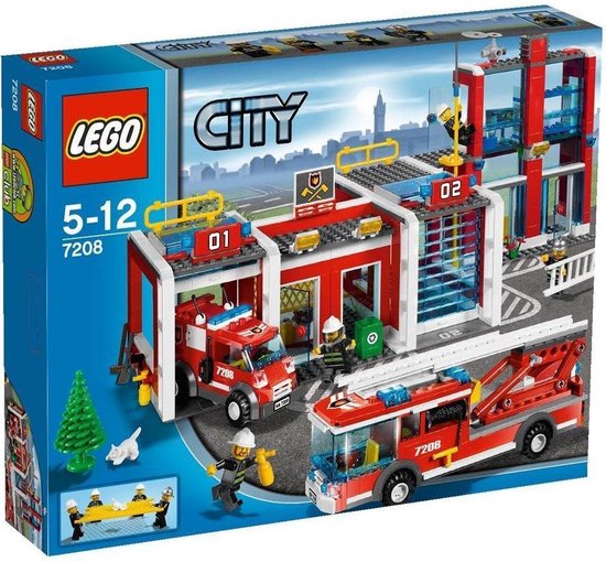 Hoge blootstelling klep kin LEGO City Brandweerstation - 7208 | bol.com