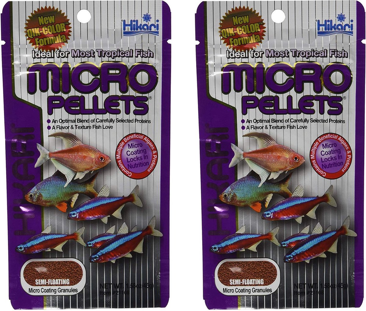 Hikari Tropical Visvoer Micro Pellets 45 g per 2 stuks