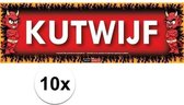 10x Sticky Devil Kutwijf grappige teksen stickers