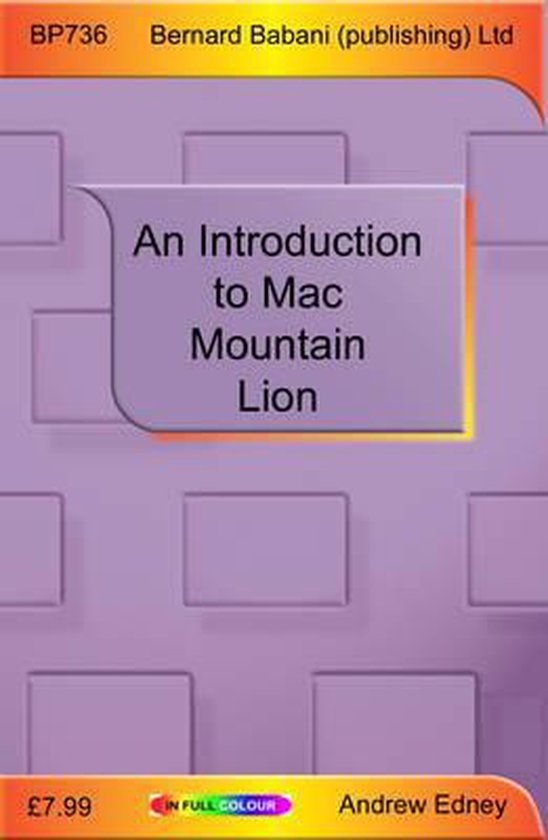An Introduction to Mac OS X Mountain Lion - cover
