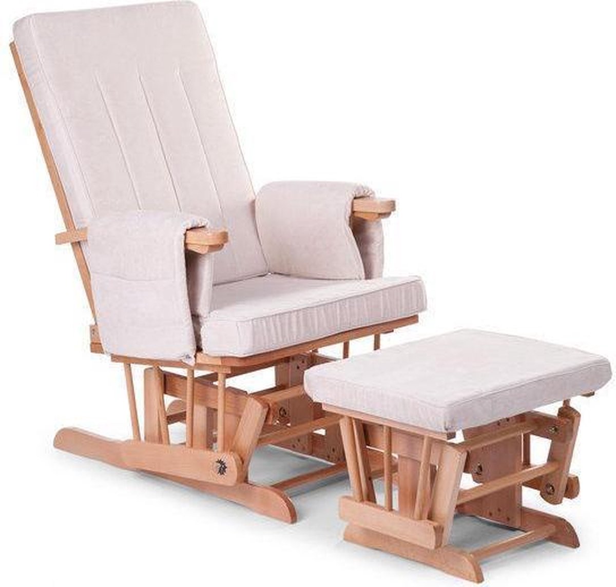 CHILDWOOD GLIDING CHAIR SQUARE BEUK NATUREL VOETENBANK bol