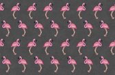 Mat, Vloermat, Vloerkleed, Tapijt, Kind - Kinderkamer Flamingo - Wasbaar - Antislip -175 x 115 cm