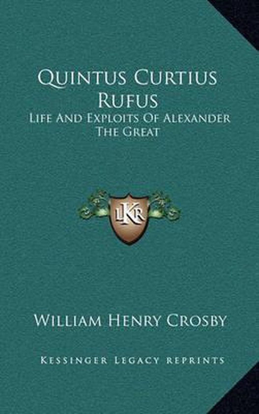 Quintus Curtius Rufus 9781163669204 Boeken