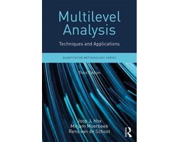 Omslag van Multilevel Analysis
