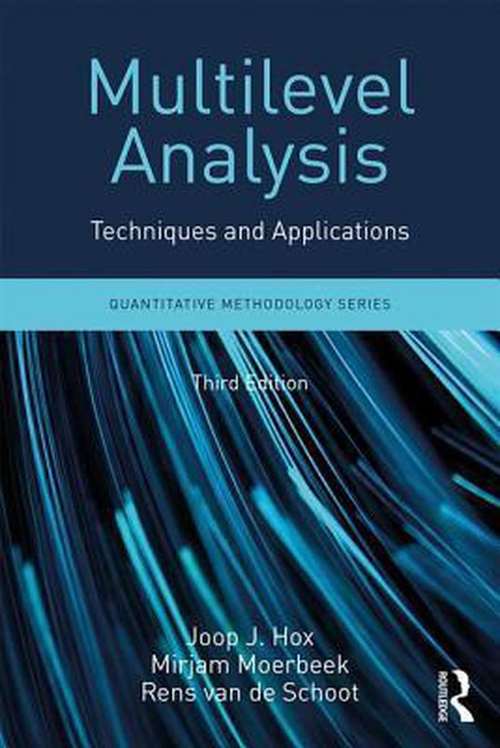 Multilevel Analysis - cover