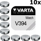 10 Stuks Varta V394 67mAh 1.55V knoopcel batterij