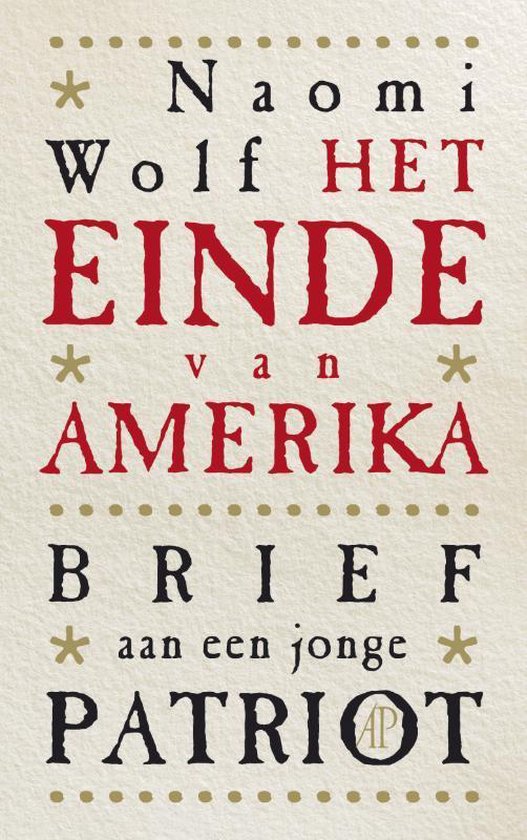 Cover van het boek 'Het einde van Amerika'