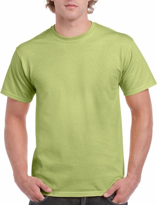 Pistachegroen katoenen shirt voor volwassenen M (38/50)