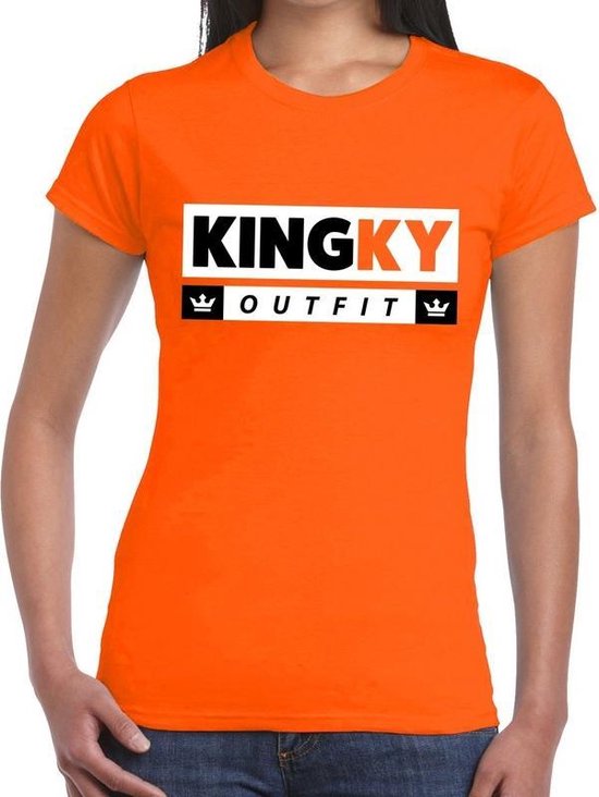 Oranje outfit t- shirt - Shirt voor dames - Koningsdag kleding XS | bol.com