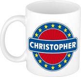 Christopher naam koffie mok / beker 300 ml  - namen mokken