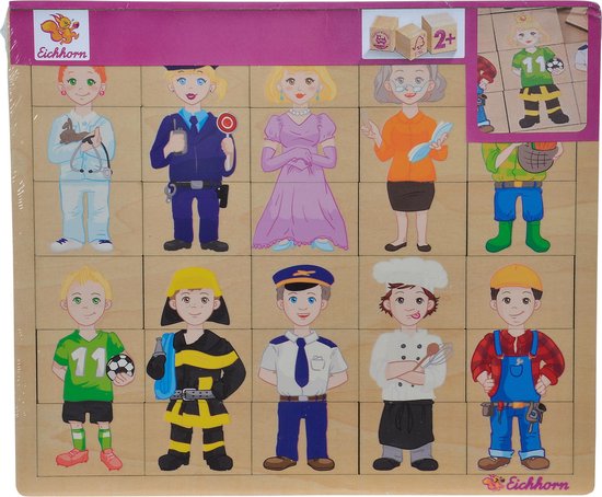 EH Lift Out Puzzle, Mix and Match van Melissa & Doug — afbeelding 2