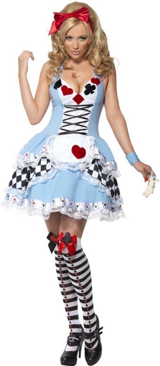 professioneel Evalueerbaar krijgen Sexy Alice in Wonderland Jurkje - Maat L | bol.com