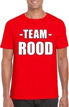 Sportdag team rood shirt heren S