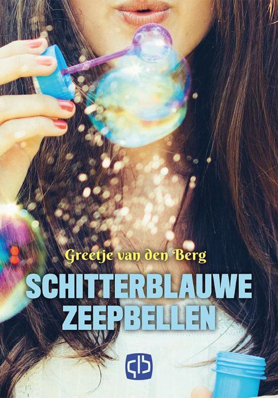 Schitterblauwe zeepbellen - cover