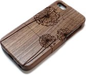 Coque iPhone 6 en bois - Noyer - Pissenlits