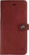 Imoshion Leren Magnetische Wallet iPhone 7/8 Plus - Rood / Bruin