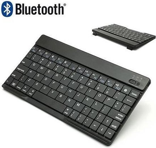 Mini Bluetooth Toetsenbord - Voor Tablet en Smartphone - Zwart | bol.com
