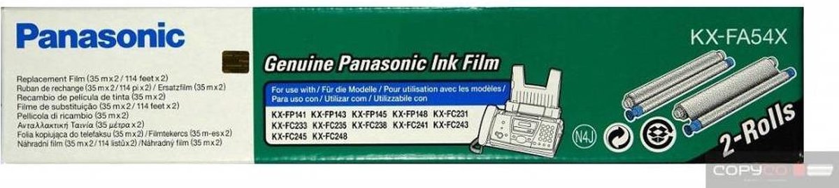 Panasonic KX-FA54X Faxrol