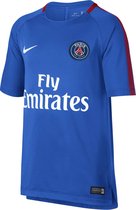 Nike Paris Saint-Germain Breathe Squad T-shirt Junior Sportshirt performance - Maat S - Unisex - blauw/rood S - 128/140