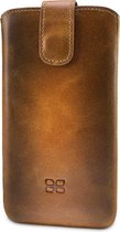 Bouletta Lederen iPhone Xs Max insteek hoesje - Sleeve - Rich Cognac