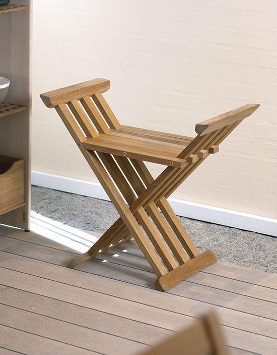 Badkamer krukje Eiken Skagerak / douche zitje /Cobbler stool