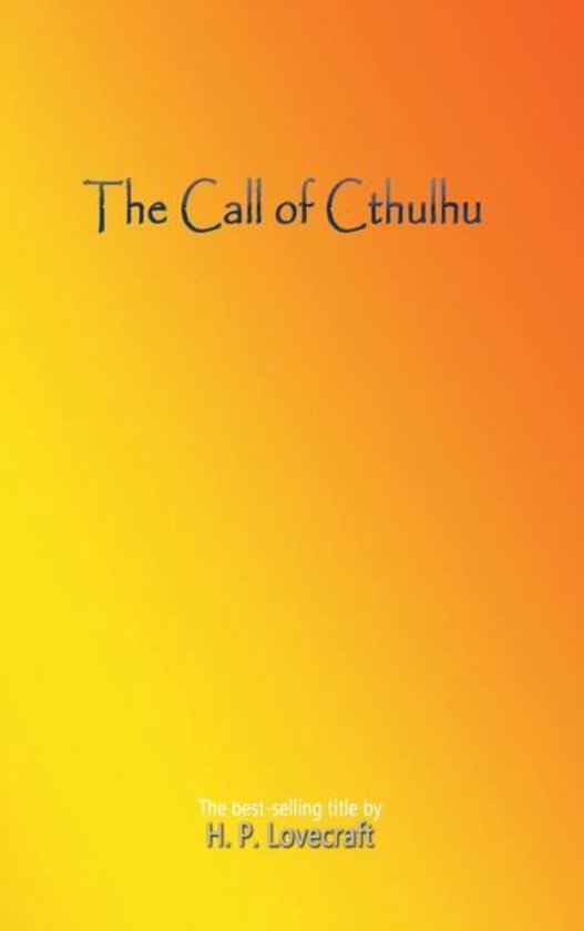 The Call of Cthulhu - cover