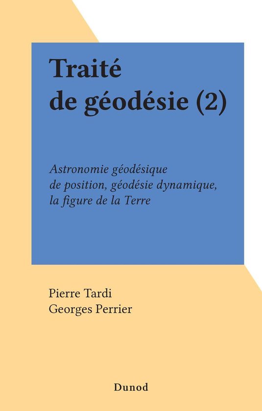 Traité de géodésie (2) - cover