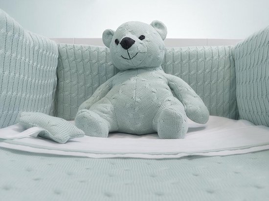 Baby's Only Gebreide wiegdeken - Baby deken Star - Baby Roze/Wit van Baby's Only — afbeelding 3
