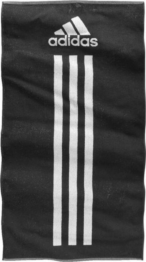 Adidas handdoek badlaken sporthanddoek 70 x 140 cm maat L zwart | bol.com