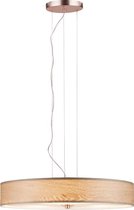 Paulmann Liska Hanglamp – Ø60 cm – 3x20W – Hout/Koper