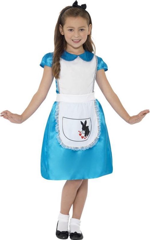 Arthur spelen overstroming Alice in Wonderland jurkje | Kinderverkleedkleding maat 116-128 | bol.com
