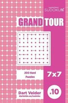 Sudoku Grand Tour - 200 Hard Puzzles 7x7 (Volume 10)