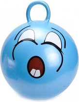 Eddy Toys Skippybal Smiley 45 Cm Blauw