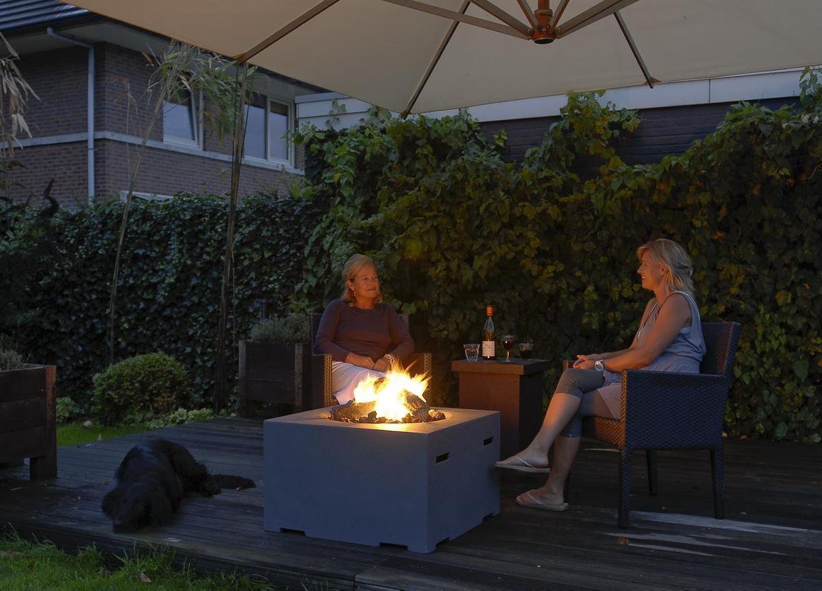 Happy Cocooning Cocoon Table Square - Fire Table - Anthracite