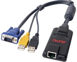 APC KVM-USBVMCAC toetsenbord-video-muis (kvm) kabel Zwart