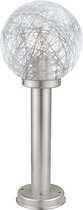 EGLO Nisia 1 - Buitenverlichting - Tuinpaaltje - 1 Lichts - RVS - Helder, Aluminium