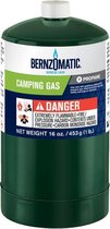 Bernzomatic Propaan "Camping / fat" Wegwerp cilinder / Gaspatroon - TX916 "CGA600 US" aansluiting - 453 gram